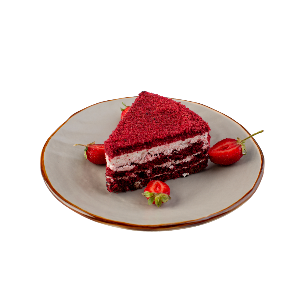 Red Velvet Cake Slice
