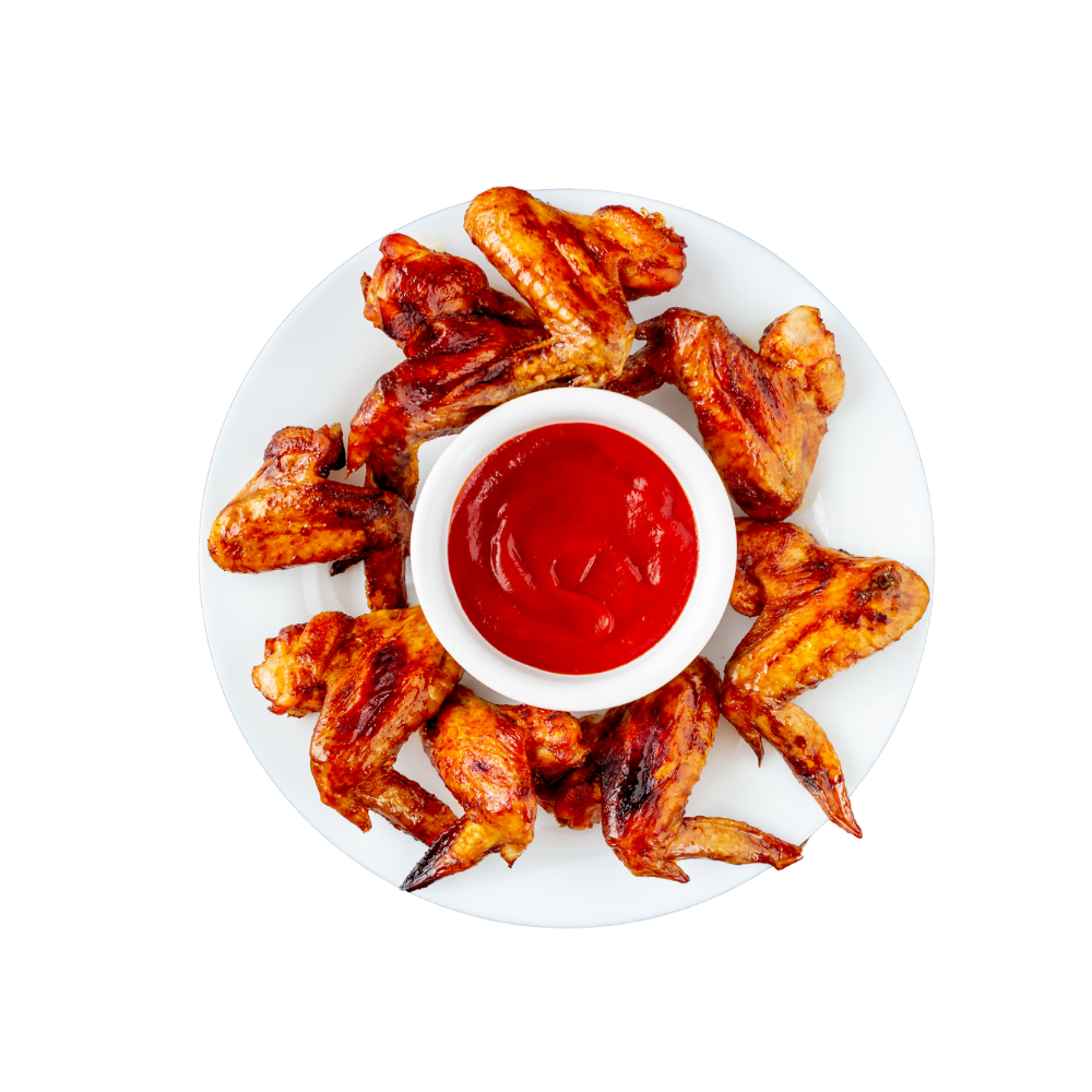 Wings (Sweet Chili, Fried, Honey BBQ, Red Stripe)