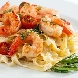 Shrimp Reggae Pasta