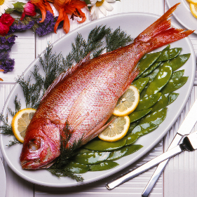 Snapper (escovitch, steamed, brown stewed)